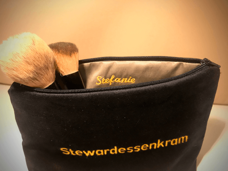 Samtsam Tasche Stewardessenkram mit Sternen Samtsam Tasche Stewardessenkram mit Kreisen